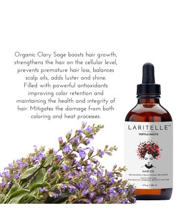 Laritelle Organic Hair Loss Treatment for Men & Women | Fortifying Follicle Fuel | Stop Shedding & Promote New Hair Growth | GMO-Free & Vegan | 4 oz - Buy Online on GoSupps.com