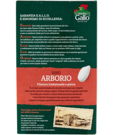 Gallo - Riso Arborio Chicchi grassi - 1000 g - Buy Online on GoSupps.com