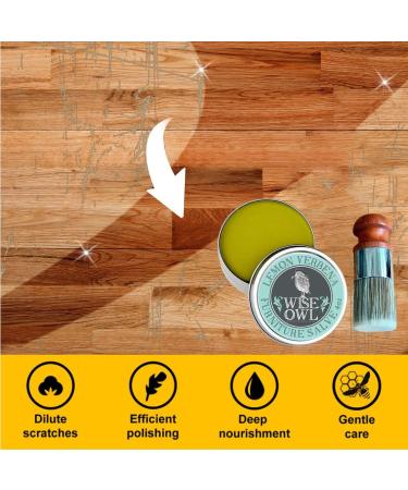 Furniture Salve For Leather Salve With Brush For Leather Leather Salve With Brush Leather Restorer Repair & Conditioner Furniture Polish Wax Long-Lasting Leather Care Kit For Wood Chair - Buy Online on GoSupps.com