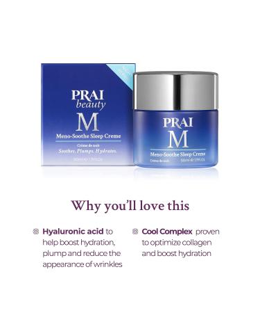 PRAI Beauty M Collection Meno-Soothe Sleep Cr me - Anti-Aging & Hydrating - 1.7 Oz - Buy Online on GoSupps.com