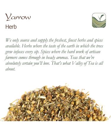 Yarrow Leaf and Flower Organic - Dried Achillea Millefolium Tea - Yarrow Tea Organic Dried Yarrow Flowers Yarrow Flower Tea - Buy Online on GoSupps.com
