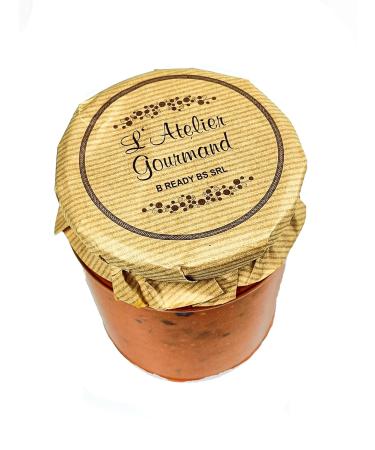 Buy Atelier Gourmand Romanian Zacusca with Peppers Aubergine & Tomatoes - Vegan Spread (690g) for Dips & Sauces | International Shipping Available - Buy Online on GoSupps.com