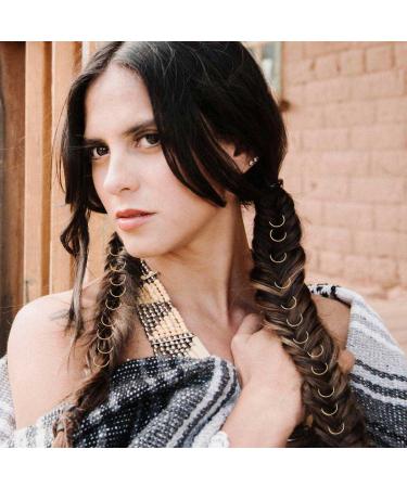 200 PCS Gold and Silver Hair Braid Rings Clips Set for Women and Girls - Accessories for Dreadlocks - Buy Online on GoSupps.com
