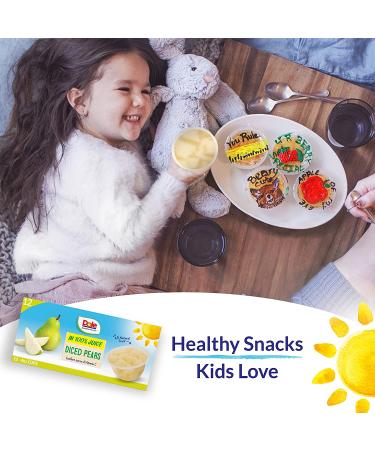 Dole Diced Pears in 100% Fruit Juice - Gluten Free Healthy Snack, 4 Oz Fruit Bowls (Pack of 12) - Buy Online on GoSupps.com