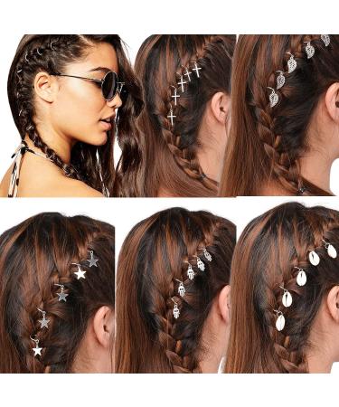 45 piece of hair rings braid rings braid rings hair tips hair loops clips dreadlocks hair clip braid hair jewel
