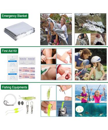 35-in-1 Survival Kit & First Aid Gear for Men | Ideal Gifts for Husband, Boyfriend | Camping, Hiking, Hunting, Fishing Essentials - Buy Online on GoSupps.com