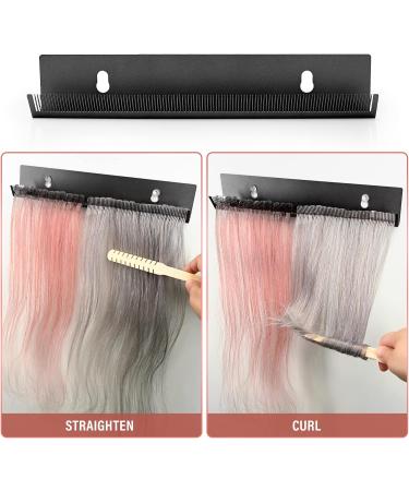 EHDIS Hair Extension Holder - Black with Holes for Washing & Styling Wide Wefts, Bundles & Ponytails - Buy Online on GoSupps.com