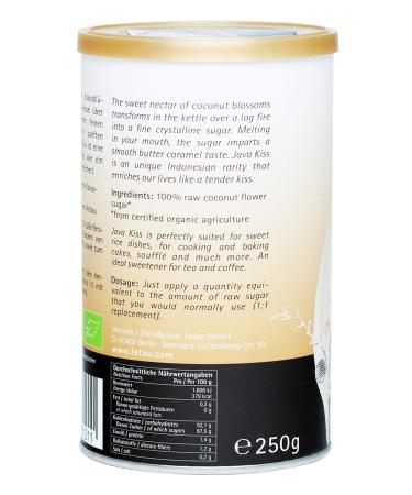 Lotao Coconut Blossom Sugar Bio 2x250g - Natural Brown Sugar Replacement with Caramel Note | Perfect for Coffee Tea & Desserts | Premium Palm Sugar - Buy Online on GoSupps.com