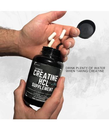Creatine HCL Pills (1.5G) - Top Rated Creatine for Women and Men - No Bloat Creatine Capsules - Booty Gain and Muscle Builder - 150 Count - Buy Online on GoSupps.com