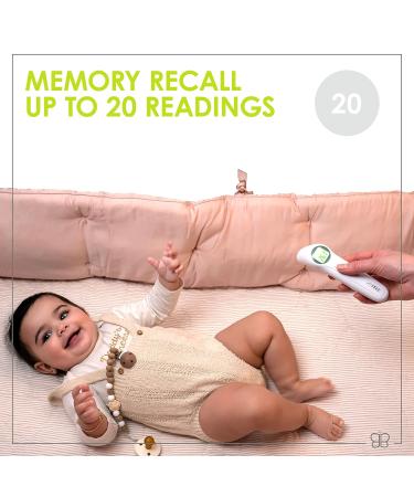 bbl v Or - 5-in-1 Non-Contact Digital Infrared Thermometer for Babies Children & Adults | Fast 1-Second Fever Tracker with LED Display - Buy Online on GoSupps.com