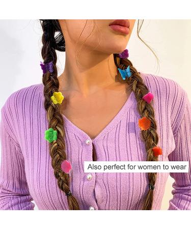 YISSION 200 PCS Small Hair Clips for Girls - Vintage Fashion Hair Accessories for Women & Girls - Assorted Butterfly, Shell, Flower Claw Clips - Buy Online on GoSupps.com