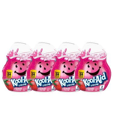 Kool Aid Liquid Drink Mix - Strawberry - 1.62 Fl Oz (Pack of 4) by Kraft