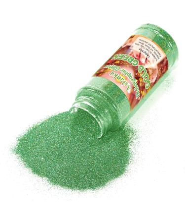 Aslanka Aslanka Holographic Glitter Powder - 140g - Gold Green Glitter Powder - Rainbow Colored Powder - Manicure Eyeshadow Face DIY Crafts - Buy Online on GoSupps.com