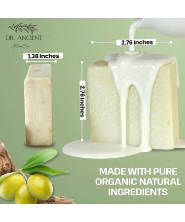  Dr.Ancient Dr.Ancient Organic Donkey Milk Soap Bar Natural Traditional Antique Handmade Anti Aging Skin Lightening Moisturizing Chemical Free 140g (Pack of 2) - Buy Online on GoSupps.com