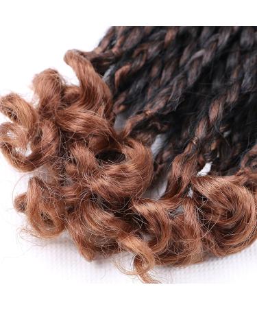 6 Packs Bob Box Braids Crochet Hair 10 Inch - Bohemian Curly Ends for Black Women - T30 Color - Buy Online on GoSupps.com