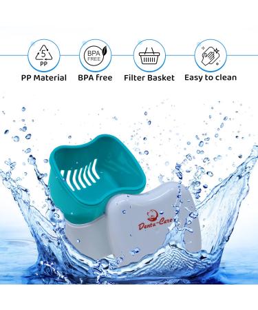 NaturDent Strong Denture Adhesive Bundle with Dentu-Care Storage Box and Brush - Zinc and Paraben-Free, Long-Lasting Hold - Buy Online on GoSupps.com