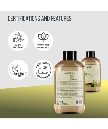 Ecolatier Sea Minerals & Matcha Body Wash - 97.5% Natural Vegan Detox & Moisturizing Cleanser - 20.3 Fl Oz - Buy Online on GoSupps.com