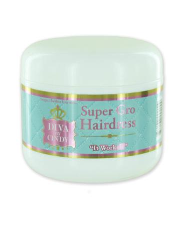 Diva by Cindy Super Gro Hair Dress - Hair Treatment for Hair Growth for Fuller Thicker hair - Great for Thinning Hair- Dry Itchy Flaky Scalp