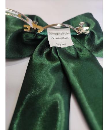 Bow for Hair Coquette-Handmade in Italy-Hair Clip for Women and Girls with Bow-French Closure - Buy Online on GoSupps.com