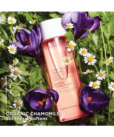 Clarins Soothing Toning Lotion - 14-Day Soft, Soothed Skin | Chamomile Extract | For Very Dry & Sensitive Skin - Buy Online on GoSupps.com