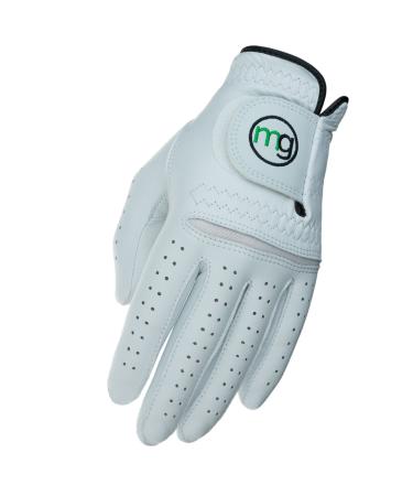 MG Golf Glove Mens DynaGrip Elite All-Cabretta Leather (Regular Sizes) Medium Left-Hand (Right-Handed Golfer)