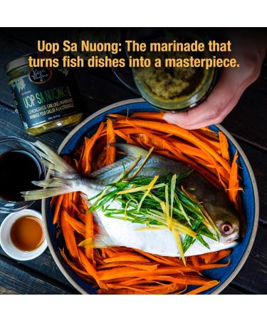 Kopi Thyme Uop Sa Nuong Lemongrass Grilling Marinade and Stir Fry Sauce. Authentic Southeast Asian Sauce to Create Easy Traditional Vietnamese Meals. Gluten Free Nut Free Dairy Free Soy Free Plant Based. Made In Canada. 250ml (Pack Of 1) Lemongrass Marina - Buy Online on GoSupps.com