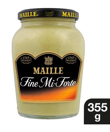 MAILLE Specialty Mustard Fine Mi Forte Jar 355g - Buy Online on GoSupps.com