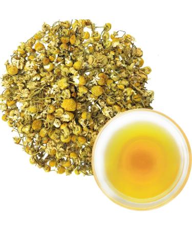 Pure Egyptian Chamomile Flowers Herbal Loose Tea by Marcoina - Whole Flower 56g in Resealable bag Caffeine-Free from Egypt - Perfect for Hot Brews - Known as Matricaria recutita - 2oz. Chamomile Egyptian Flower Whole 56g(2oz) - Buy Online on GoSupps.com