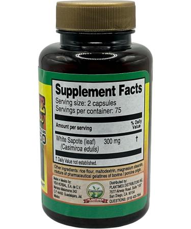 Buy Zapote Blanco 150 Caps for Optimal Health | International Shipping Available - Buy Online on GoSupps.com