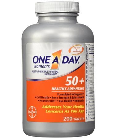 One A Day Womens 50 Plus Healthy Advantage 200 Tablets - Buy Online on GoSupps.com