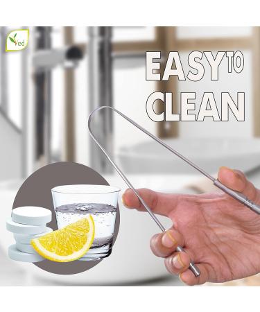 Ved Copper Tongue Scraper - 100% Pure Copper Natural Tongue Cleaner with Eco-Friendly Travel Bag | Comfortable Handle - Buy Online on GoSupps.com