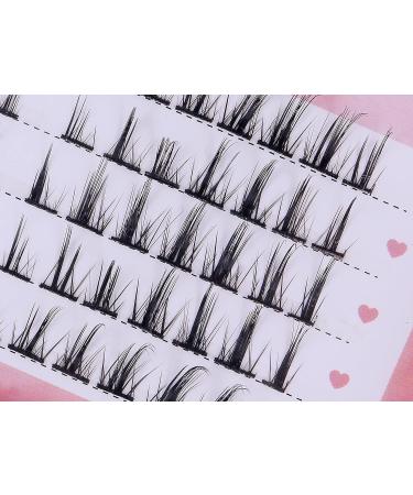 Ninetynine Little Devil Style 12mm C Curl Individual False Eyelash Extensions - 70pcs Soft Volume Clusters - Buy Online on GoSupps.com