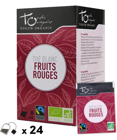  Touch Organic Touch Organic White Tea with Red Berries 24 Bags 43g - Organic - Buy Online on GoSupps.com