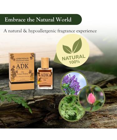 Adirondack Fragrance & Flavor Farm ADK Lilac Botanical Perfume Spray 1 oz (30 mL) Natural Hypoallergenic & Clean Perfume for Women & Men with Notes of Lilac Heliotrope & Cedar 1 Fl Oz (Pack of 1) - Buy Online on GoSupps.com