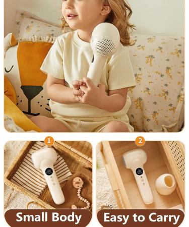 Rechargeable Cordless Hair Dryer Mini Wireless Hair Dryer with LED Light/LED Display  - Buy Online on GoSupps.com
