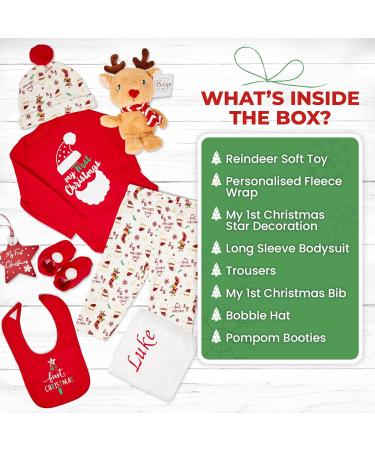 Personalized Unisex Baby Christmas Gifts | Baby's First Christmas & Shower Gifts | New Baby Hampers & Customized Presents - Buy Online on GoSupps.com