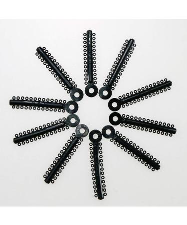 Black Orthodontic Ligature Ties Rubber Bands for Braces - 1040pcs - Buy Online on GoSupps.com