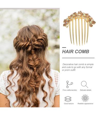 FRCOLOR Hair Jewelry Rhinestone Hair Accessories Wedding Accessories for Brides Rhinestone Hair Combs Wedding Hair Accessories for Brides Comb Headband Miss Rhinestones Hair up Large - Buy Online on GoSupps.com