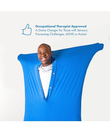 Harkla Sensory Body Sock for Kids - Medium 48x27 | Full Body Sock for Autism & ADHD | Sensory Sack for Calming Kids & Adults - Pack of 1 - Buy Online on GoSupps.com