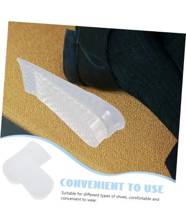 FOMIYES Height Increase Insoles - 3 Pairs Silicone Gel Heel Lift Inserts for Men & Women - Invisible Shoe Pads for Height Lift & Comfort - Buy Online on GoSupps.com