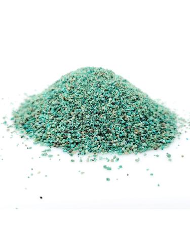 Aqua Chrysocolla Pure & Natural: by World of Wood- Crushed Inlay Stone Perfect for Wood Inlay Jewelry Art and More (Medium Consistency) (1 oz (28 gr))