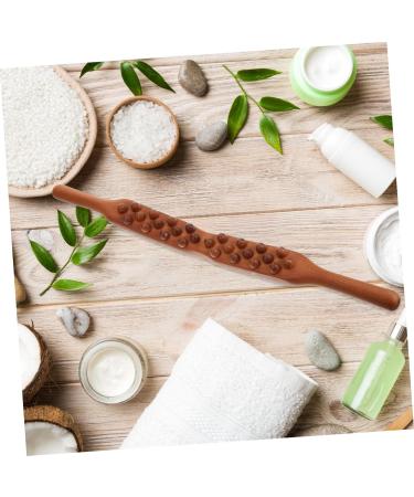 Goohochy Wooden Massage Bars - Three Rows Rollers for Body Relief | Perfect Gifts for Colleagues & Work Friends - Massage Tab Roller & Scratch Stick - Buy Online on GoSupps.com