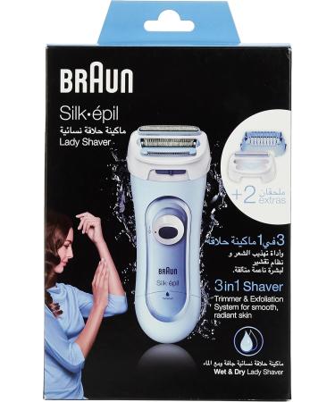 Buy Braun Silk- pil Lady Shaver 5160 in Blue | Best International Shipping | Smooth & Effortless Hair Removal - Buy Online on GoSupps.com