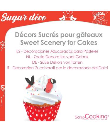 6 Pirate Sugar Decorations - Buy Online on GoSupps.com