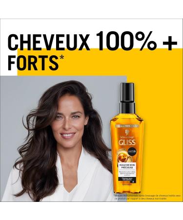 Schwarzkopf - GLISS - Precious Care Oil - Ultra-targeted repair - Provides resistance & nutrition - Haptiq System - Dry & Very Damaged Hair - 100% Stronger Hair - Intense Care - 75ml - Buy Online on GoSupps.com