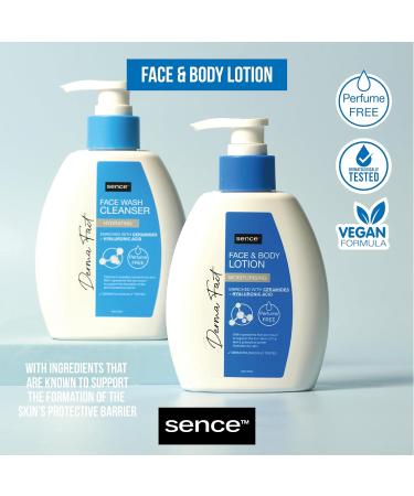 Sence Derma Fact Lotion pour le visage et le corps pour femme test e dermatologiquement Vegan Beauty Skincare Fragrance Free Lotion corporelle pour peaux s ches tr s s ches avec 0 % de parfum (1 - Buy Online on GoSupps.com
