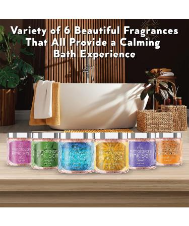 Organic Himalayan Pink Salt Body Soak with Lavender Essential Oils - Eucalyptus Scent | 12 oz Jar - Buy Online on GoSupps.com