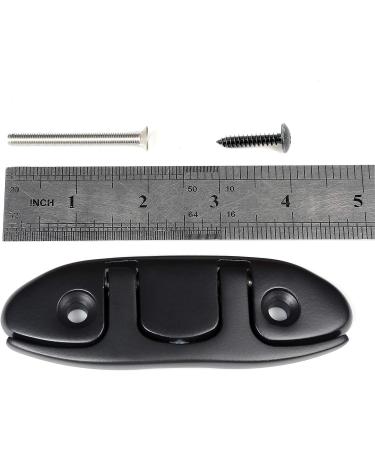 Mxeol Folding Boat Cleats - 2 Pack Stainless Steel Dock Cleats with Black Coating - Buy Online on GoSupps.com