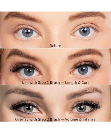 Cradlewaver Mascara Mascara Noir Imperm able 2 En 1 Pour Des Cils Plus Longs Plus pais Et D'apparence Naturelle Imperm able Et Long (5 pi ces) - Buy Online on GoSupps.com