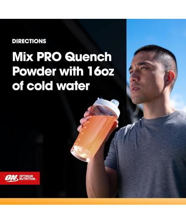 Optimum Nutrition Pro Quench 10g Clear Protein 10g Collagen peptides & Electrolyte Powder Drink Mix Tropical Orange Mango 20 Servings 520 Grams (Packaging May Vary) - Buy Online on GoSupps.com